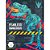 Caderno quadriculado univers. Raptor 40fls. brochura 1x1cm Pct.c/05 350401 Tilibra - Imagem 1