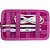 Estojo nylon Multi elastico rosa Unidade Et0163 Brw - Imagem 1