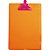 Prancheta plastica Oficio full color laranja Unidade 3007.k.0012 Dello - Imagem 1