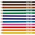 Lapis de cor sextavado Bazze wave 12 cores Pct.c/12 612942 Summit - Imagem 2