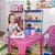 Mesinha/cadeira Mesa infantil decorada rosa Unidade 1020301001 Antares - Imagem 5