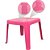 Mesinha/cadeira Mesa infantil decorada rosa Unidade 1020301001 Antares - Imagem 4