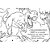 Livro infantil colorir Dinossauros mega kit ler e col Unidade 04804 Magic kids - Imagem 3