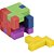 Borracha decorada Tetris cubo 6 em 1 Pote-12 Bo0015 Brw - Imagem 2