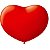 Balão Coração 11Pol. Vermelho Quente São Roque - Imagem 8