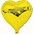 Balão Metalizado Coração Dourado 20Cm. C/03Unid Gala - Imagem 4