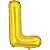 Balão Metalizado Letra L Dourado 40Cm. Make+ - Imagem 3