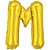Balão Metalizado Letra M Dourado 40Cm. Make+ - Imagem 6