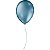 Balão Metalizado N.090 Azul São Roque - Imagem 4