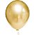 Balão Para Decoração Redondo N.010 Platino Ouro Riberball - Imagem 4