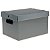 Caixa Organizadora Prontobox Prata 360X265X230 Md Polycart - Imagem 1