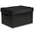 Caixa Organizadora Prontobox Preto 560X365X300 Xg Polycart - Imagem 1
