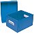 Caixa Organizadora The Best Box M 370X280X212 Az Polibras - Imagem 1