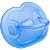 Chupeta Silicone 100% Orto T2 Azul Lolly - Imagem 1
