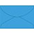 Envelope Visita Colorido Azul Royal Color Plus 80G. Foroni - Imagem 1