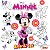 Livro Infantil Colorir Minnie Disney Arte E Cor Culturama - Imagem 1