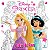 Livro Infantil Colorir Princesas Disney Arte E Cor Culturama - Imagem 1
