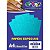 Papel A4 Glitter Azul Neon 180G. Off Paper - Imagem 1