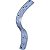 Regua Mole Flexivel 30Cm. Azul Waleu - Imagem 2