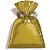 Saco Metalizado 45X60Cm Dourado Cromus - Imagem 1