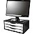 Suporte Para Monitor 3Gavetas 38X25X11 Mdf Pt/bc Souza - Imagem 1