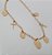 COLAR COM MEDALHAS BANHADO A OURO 18 K - Imagem 3