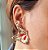 BRINCO BORBOLETA COLORIDA ESMALTADO COM ZIRCONIAS BANHADO A OURO 18K - Imagem 4