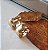 BRINCO ARGOLA ABAULADA DE PRESSAO BANHADO A OURO 18 K - Imagem 3