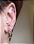 BRINCO EAR HOOK DUPLO BANHADO A OURO 18 K - Imagem 3
