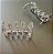BRINCO EAR CUFF GOTINHAS COM ZIRCONIAS BANHADO A OURO OU PRATA - INSPIRED - Imagem 2