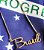 COLAR BRASIL BANHADO A OURO 18 K - Imagem 1
