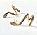 BRINCO EAR CUFF COBRA COM ZIRCONIAS COLORIDAS BANHADO A OURO 18 K - Imagem 2