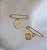 ALFINETE COM PINGENTE SAO BENTO BANHADO A OURO 18 K OU RODIO - Imagem 1
