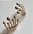 BRINCO EAR HOOK BOLINHAS BANHADO A OURO 18 K - Imagem 3