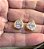 BRINCO GOTA COM ZIRCONIA CRISTAL BANHADO A OURO 18 K - Imagem 2