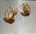 BRINCO GOTA COM ZIRCONIA CRISTAL BANHADO A OURO 18 K - Imagem 3