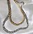 COLAR CHOKER RIVIERA AJUSTAVEL COM ZIRCONIAS CRISTAL NOS BANHOS DOURADO E PRATEADO - Imagem 3