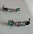 BRINCO EAR CUFF COM ZIRCONIAS CRISTAIS OU COLORIDAS BANHADO A  RODIO - Imagem 3