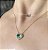 CONJUNTO COLAR E BRINCO PONTO DE LUZ VARIAS CORES BANHADO A OURO 18K EM FIO DE NYLON - Imagem 7
