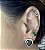 CONJUNTO COLAR E BRINCO CORAÇAO COM ZIRCONIAS VARIAS CORES BANHADO A OURO 18K - Imagem 5