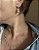 CONJUNTO COLAR E BRINCO ARGOLA COM GOTINHAS BANHADO A OURO 18 K - Imagem 5