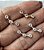 BRINCO EAR CUFF COM ZIRCONIAS BANHADO A OURO OU PRATA - Imagem 2
