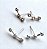 BRINCO EAR CUFF COM ZIRCONIAS BANHADO A OURO OU PRATA - Imagem 4
