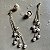 BRINCO EAR JACKET PEROLAS BANHADO A OURO 18 K - Imagem 2