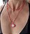 PINGENTE OLHO GREGO PINK EM RESINA BANHADO A OURO 18 K - Imagem 4