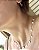 CONJUNTO COLAR CHOKER E ARGOLINHA COM PINGENTE DE PLAQUINHAS BANHADO A OURO OU RODIO - Imagem 1