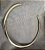COLAR ARO TUBULAR 7MM BANHADO A OURO 18 K - Imagem 3