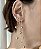 BRINCO EAR CUFF CASCATA BOLINHAS BANHADO OURO 18 K - Imagem 1