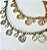 PULSEIRA MEDALHAS CRUZ E DIVINO BANHADA OURO 18 K OU PRATA - Imagem 2