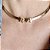 COLAR ARO 5MM BANHADO A OURO OU RODIO - Imagem 4